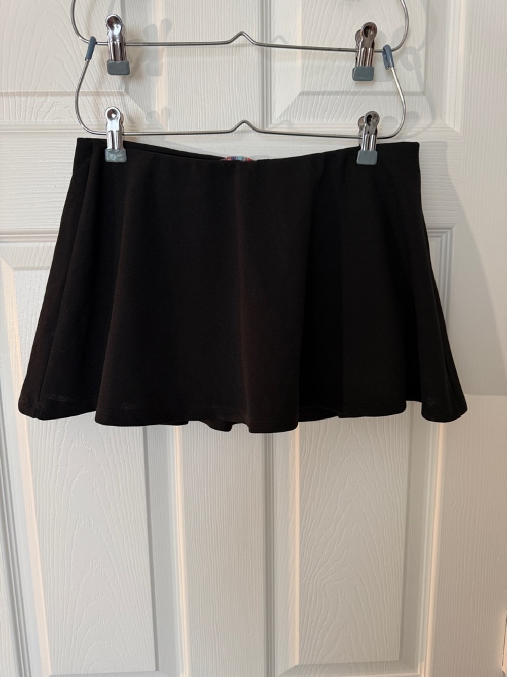 URBAN OUTFITTERS Black Flared Mini Skirt/Women's Skater Style sewn in shorts XS
